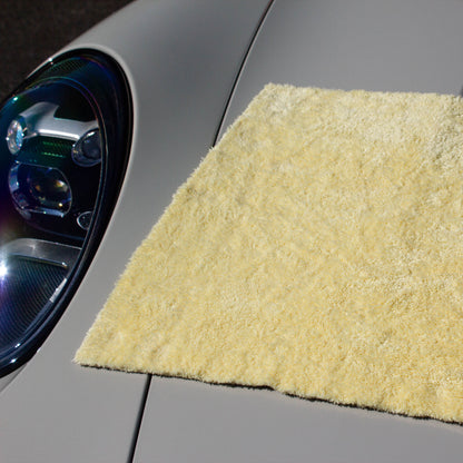 Furry Canary 360 GSM Plush Microfibre Towel, 40cm x 40cm