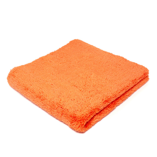 Orange Canary Plush Microfibre Towel, 40cm x 40cm