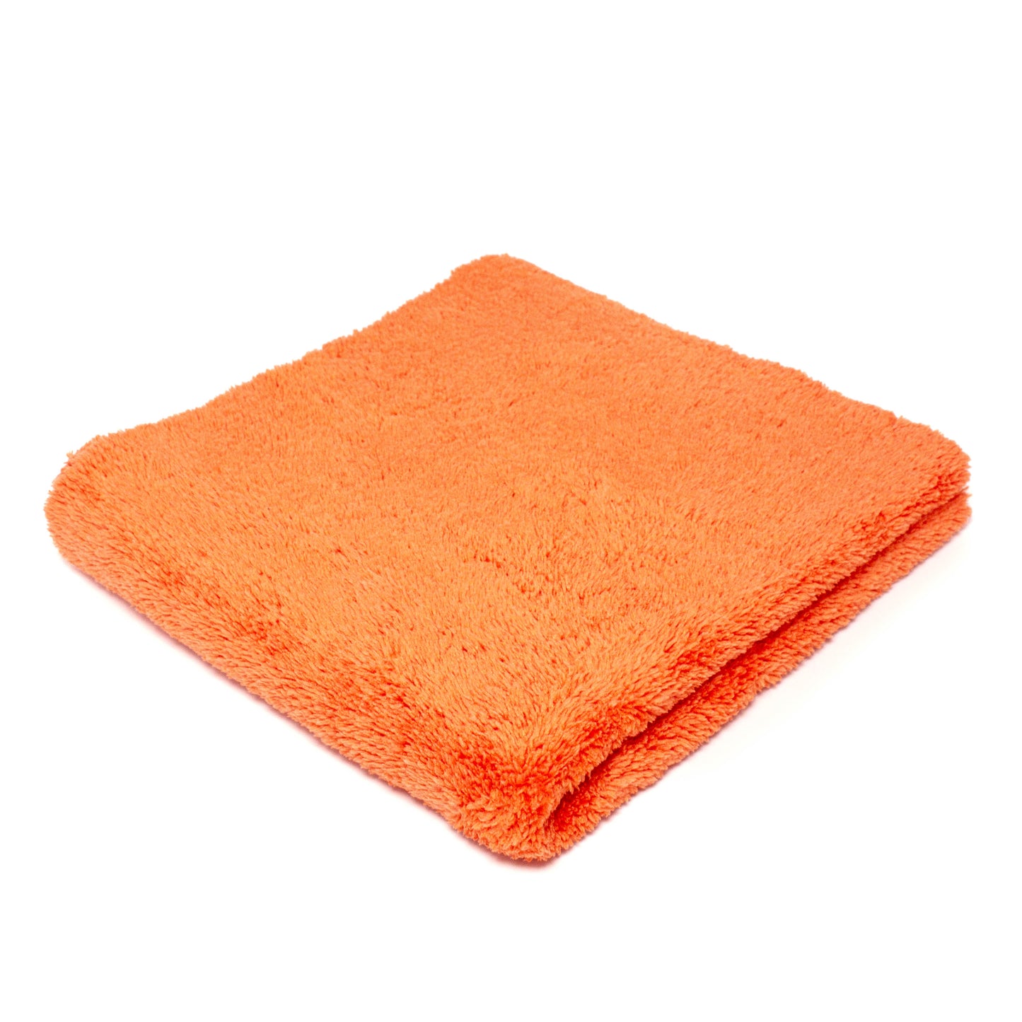 Orange Canary Plush Microfibre Towel, 40cm x 40cm