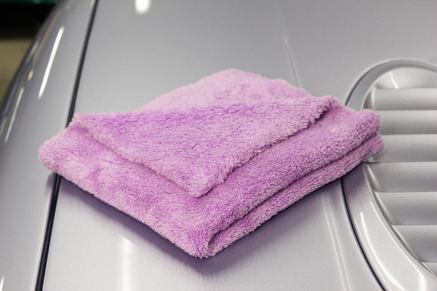 Purple Canary 360 GSM Plush Microfibre Towel, 40cm x 40cm
