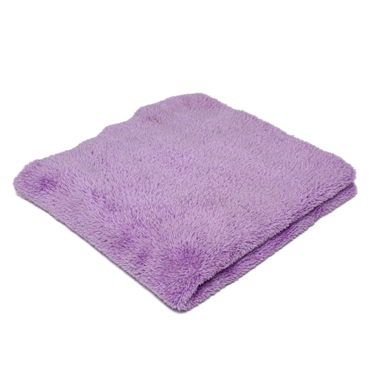 Purple Canary Plush Microfibre Towel, 40cm x 40cm