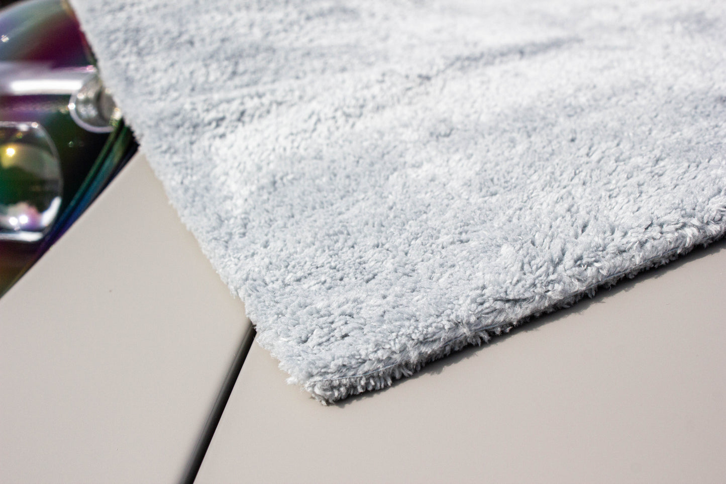 Supa Soft Grey 520 GSM Extra Plush Microfibre Towel, 40cm x 40cm
