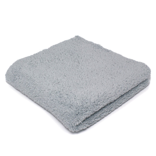 Supa Soft Grey Extra Plush Microfibre Towel, 40cm x 40cm