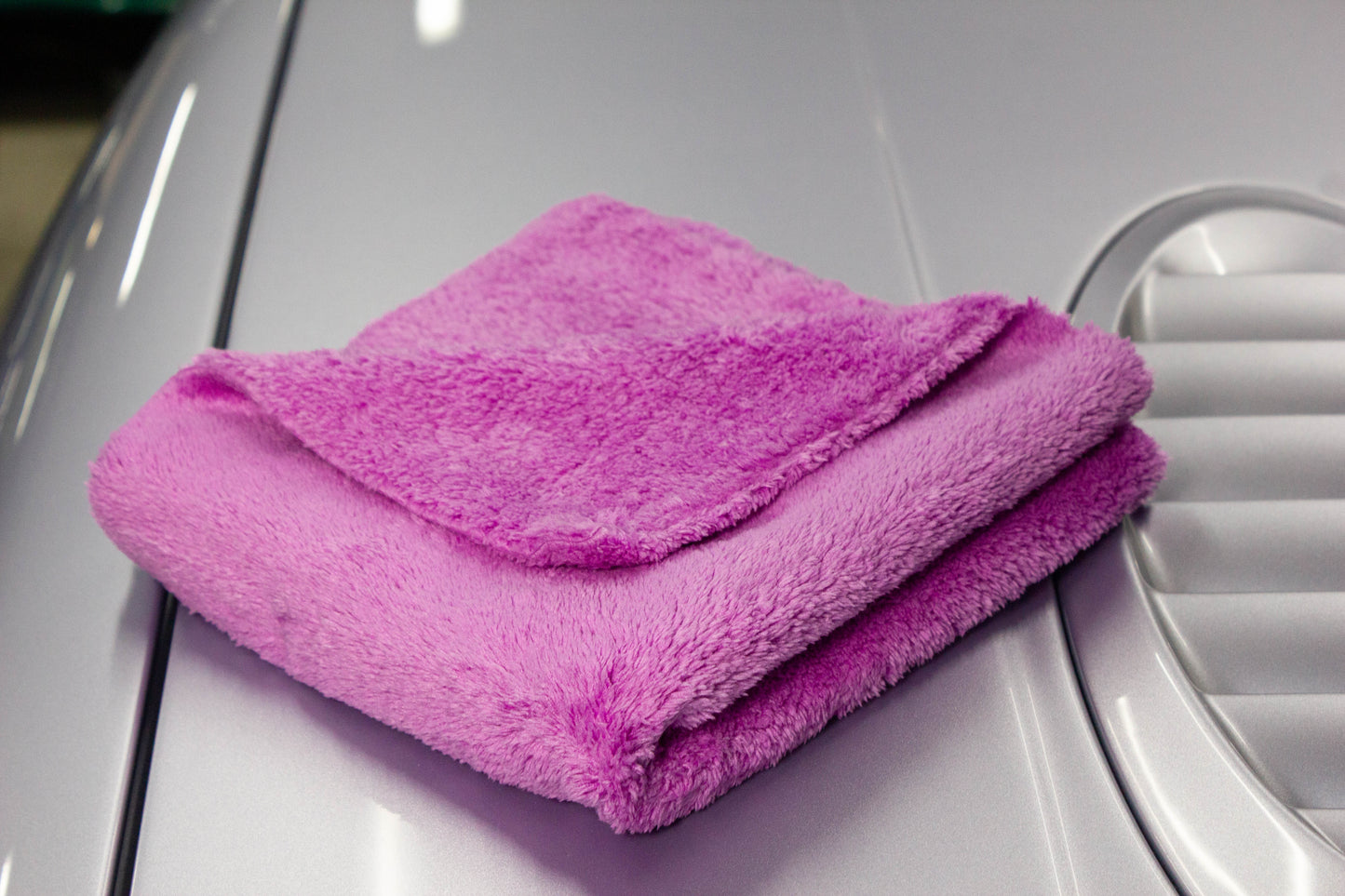 Supa Soft Purple 520 GSM Extra Plush Microfibre Towel, 40cm x 40cm