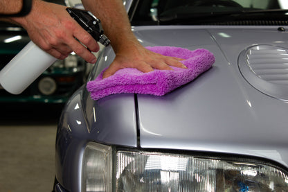 Supa Soft Purple 520 GSM Extra Plush Microfibre Towel, 40cm x 40cm